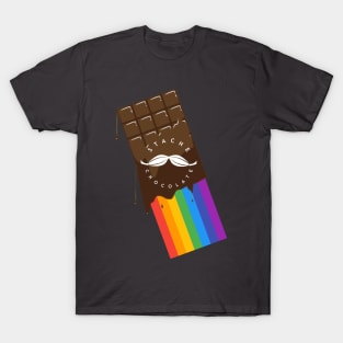 Stache Chocolate Pride Bar T-Shirt